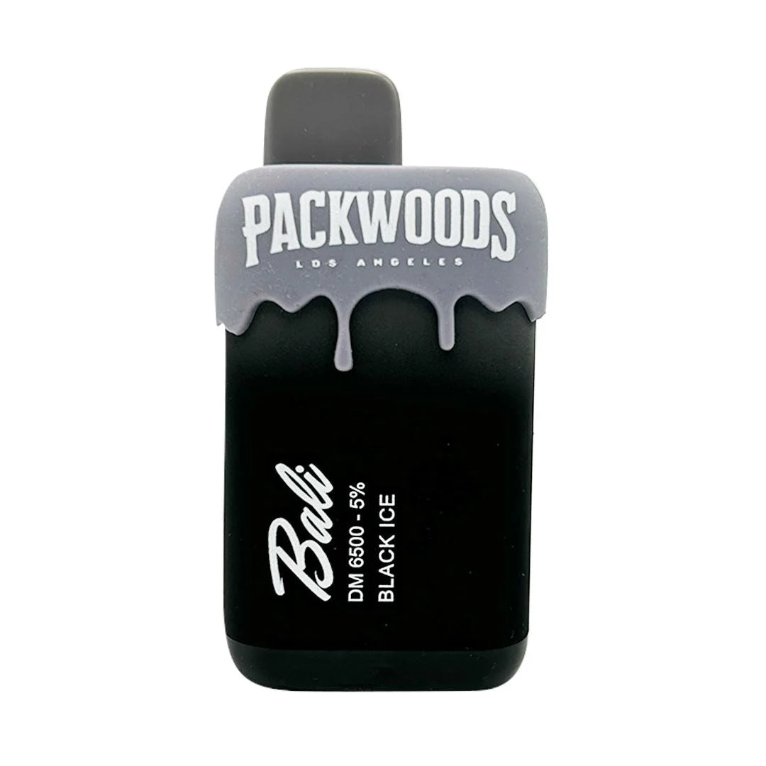 Bali x Packwood Disposable Vape 6500 Puffs - 1 Pack Black Ice