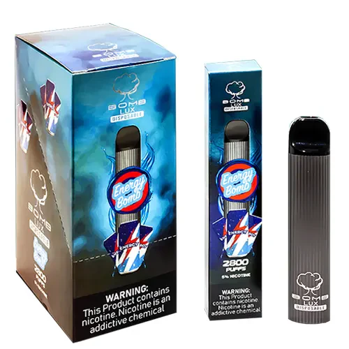 Bomb Lux Zero Disposable Vape 2800 Puffs - 1 Pack