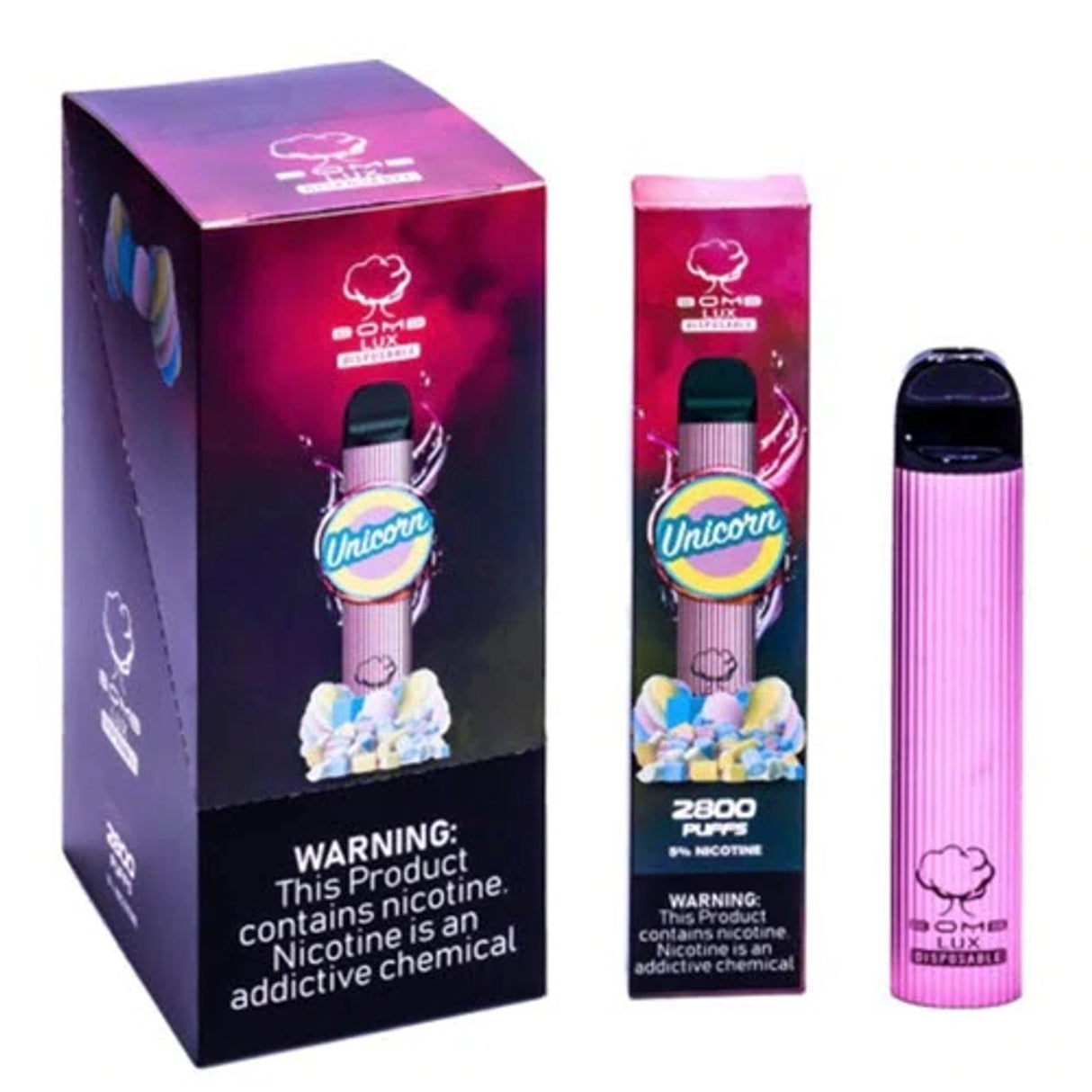 Bomb Lux Zero Disposable Vape 2800 Puffs - 1 Pack