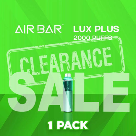 Air Bar Lux Plus Disposable Vape 2000 Puffs - 1 Pack 