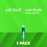 Air Bar Lux Plus Disposable Vape 2000 Puffs - 1 Pack 