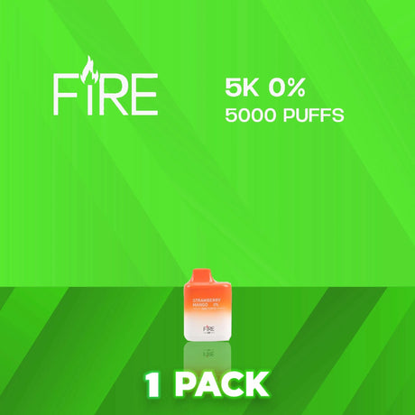 Fire 5K 0% Nicotine 5000 Puffs Disposable Vape - 1 Pack-