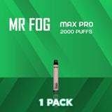 Mr Fog Max Pro Disposable Vape 2000 Puffs - 1 Pack 