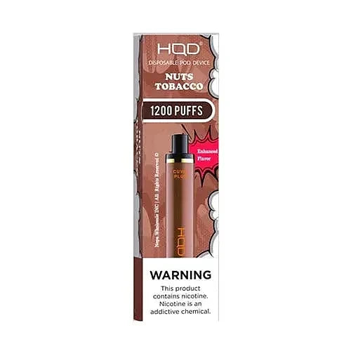 HQD Cuvie Plus 1200 Puffs Nuts Tobacco – Smokers World - WOH